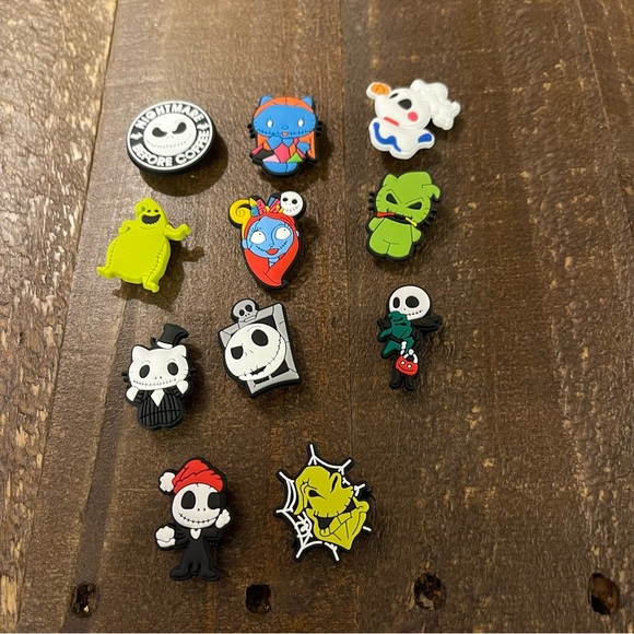 11‎ Piece Nightmare Before Christmas Crocs Charms Set - Picture 1 of 4